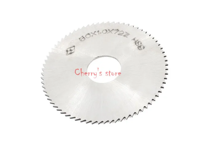 Most Favorable Wholesale Price Silver Tone HSS 72T 60mm x 1.0mm x 16mm Slitting Saw Blade 10 Pcs/lot
Most Favorable Wholesale Price Silver Tone HSS 72T 60mm x 1.0mm x 16mm Slitting Saw Blade 10 Pcs/lot