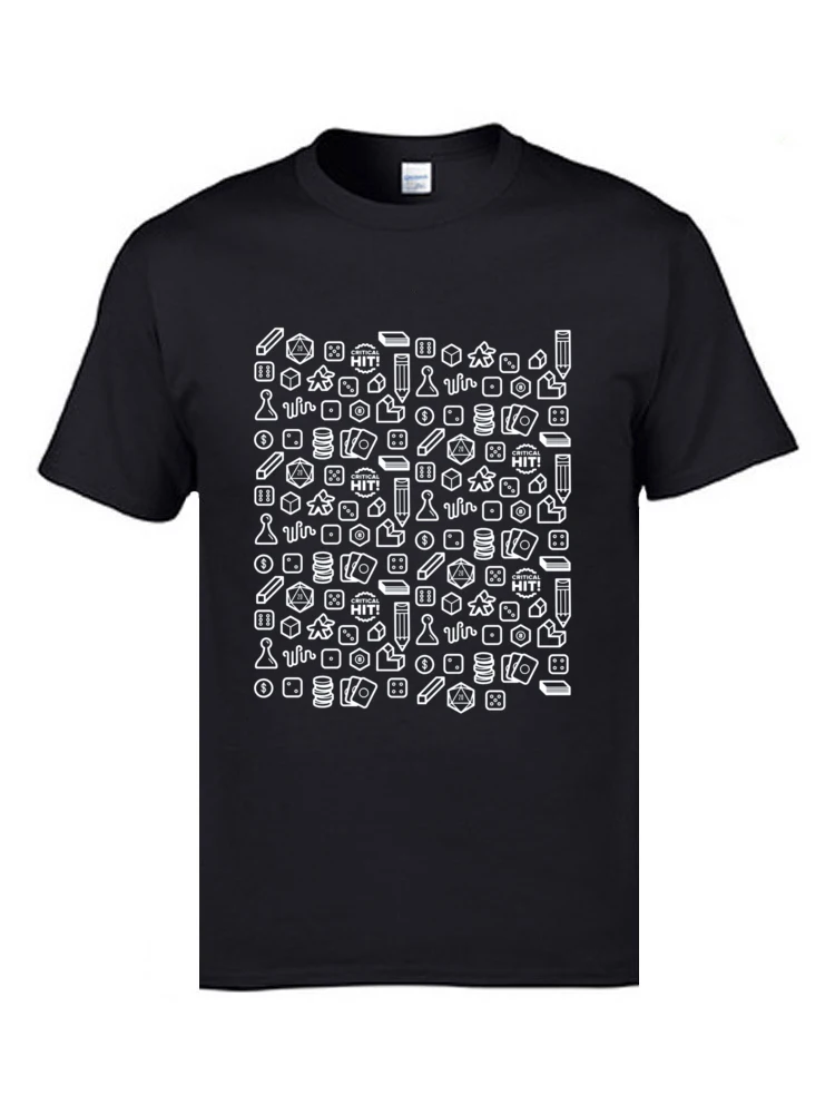 Board Game Pieces Icon Men Tshirts 100% Cotton O Neck Tops Tees Short Sleeve Printed On Tee Shirts Simple Style Print T-shirts
Board Game Pieces Icon Men Tshirts 100% Cotton O Neck Tops Tees Short Sleeve Printed On Tee Shirts Simple Style Print T-shirts