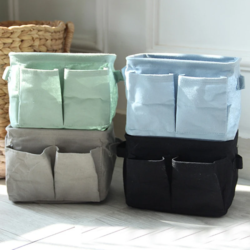Portable Linen Desk Storage Box With Double Pockets Storage Holder Jewelry Cosmetic Stationery Organizer Case Foldable Desktop
Portable Linen Desk Storage Box With Double Pockets Storage Holder Jewelry Cosmetic Stationery Organizer Case Foldable Desktop