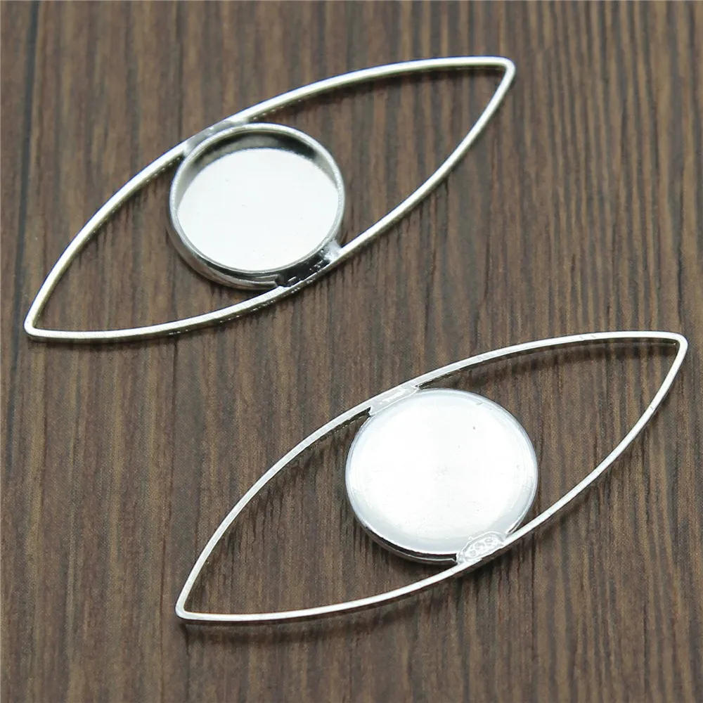 10pcs Fit 12mm Glass Cabochon Marquise Shape 38x14mm Cabochon Setting Base Charms Connector For Jewelry Making 
10pcs Fit 12mm Glass Cabochon Marquise Shape 38x14mm Cabochon Setting Base Charms Connector For Jewelry Making