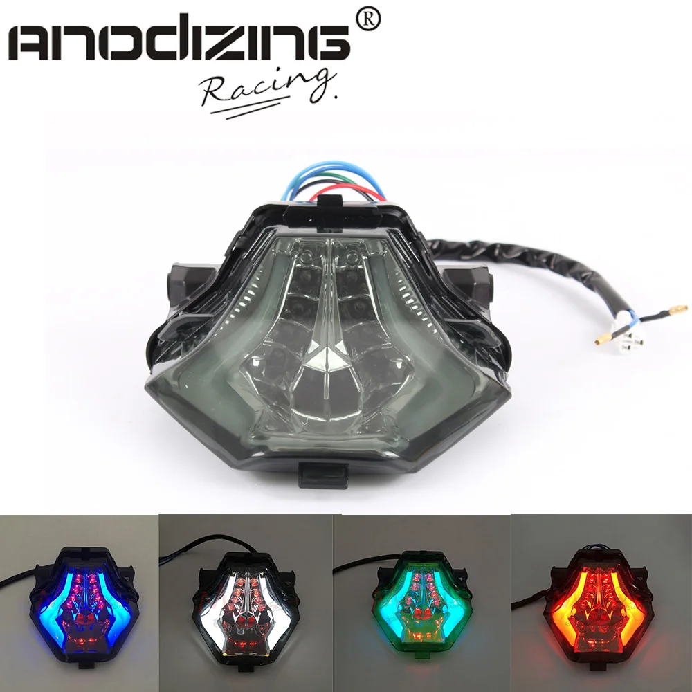 INTEGRATED RED BLUE GREEN WHITE Motorcycle LED Tail Light SMOKED FOR YAMAHA R3 2015-2016 R25 2014-2015 MT-07 FZ-07 14-15
INTEGRATED RED BLUE GREEN WHITE Motorcycle LED Tail Light SMOKED FOR YAMAHA R3 2015-2016 R25 2014-2015 MT-07 FZ-07 14-15