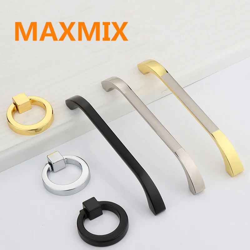 MAXMIX 1PCS Modern Furniture Handles Kitchen Door Handles Zinc Alloy Cabinet Wardrobe Knobs Drawer Pulls Fashion with Screws
MAXMIX 1PCS Modern Furniture Handles Kitchen Door Handles Zinc Alloy Cabinet Wardrobe Knobs Drawer Pulls Fashion with Screws