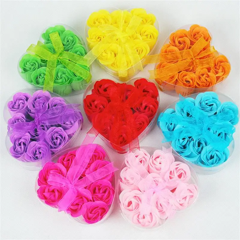 9Pcs Scented Rose Flower Petal Bath Body Soap Wedding Party Gift Best Handmake real touch Paper Fancy Soap flowers
9Pcs Scented Rose Flower Petal Bath Body Soap Wedding Party Gift Best Handmake real touch Paper Fancy Soap flowers