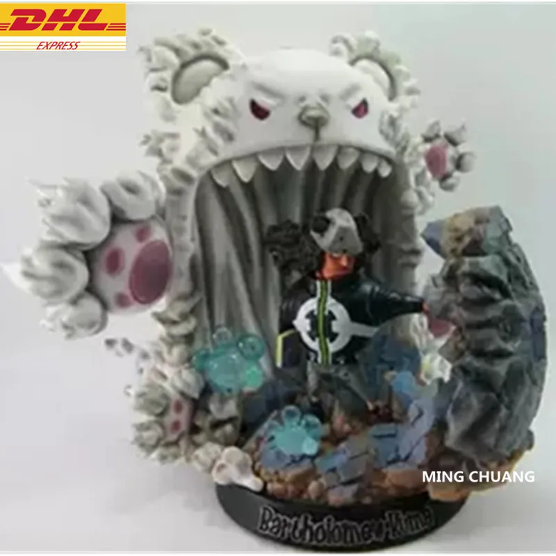 

ONE PIECE Statue Bartholemew Kuma Seven Warlords Of The Sea Bust Luffy Enemy Full-Length Portrait GK Action Figure Toy D248