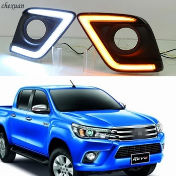 CSCSNL 1 set LED Trun Yellow Signal ABS Case 12V Car DRL Daytime Running Light For Toyota Hilux Revo Vigo 2015 2016 2017
CSCSNL 1 set LED Trun Yellow Signal ABS Case 12V Car DRL Daytime Running Light For Toyota Hilux Revo Vigo 2015 2016 2017