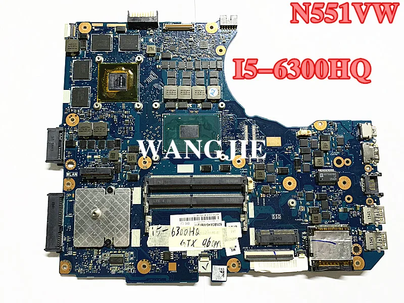 Материнская плата для ноутбука ASUS N551VW REV: 2 0 со стандартной строкой и видеокартой