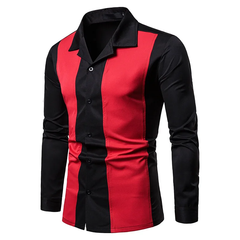 2019 Spring Autumn Features Shirts Men Casual Color Block Shirt New Arrival Long Sleeve Casual Slim Fit Male Shirts Collection
2019 Spring Autumn Features Shirts Men Casual Color Block Shirt New Arrival Long Sleeve Casual Slim Fit Male Shirts Collection