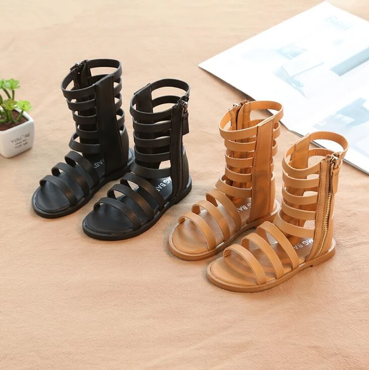 2019 New Summer Girls Gladiator Sandals Pu Leather Children Fashion Sandals High Boots For Baby Girls EU 21-30
2019 New Summer Girls Gladiator Sandals Pu Leather Children Fashion Sandals High Boots For Baby Girls EU 21-30