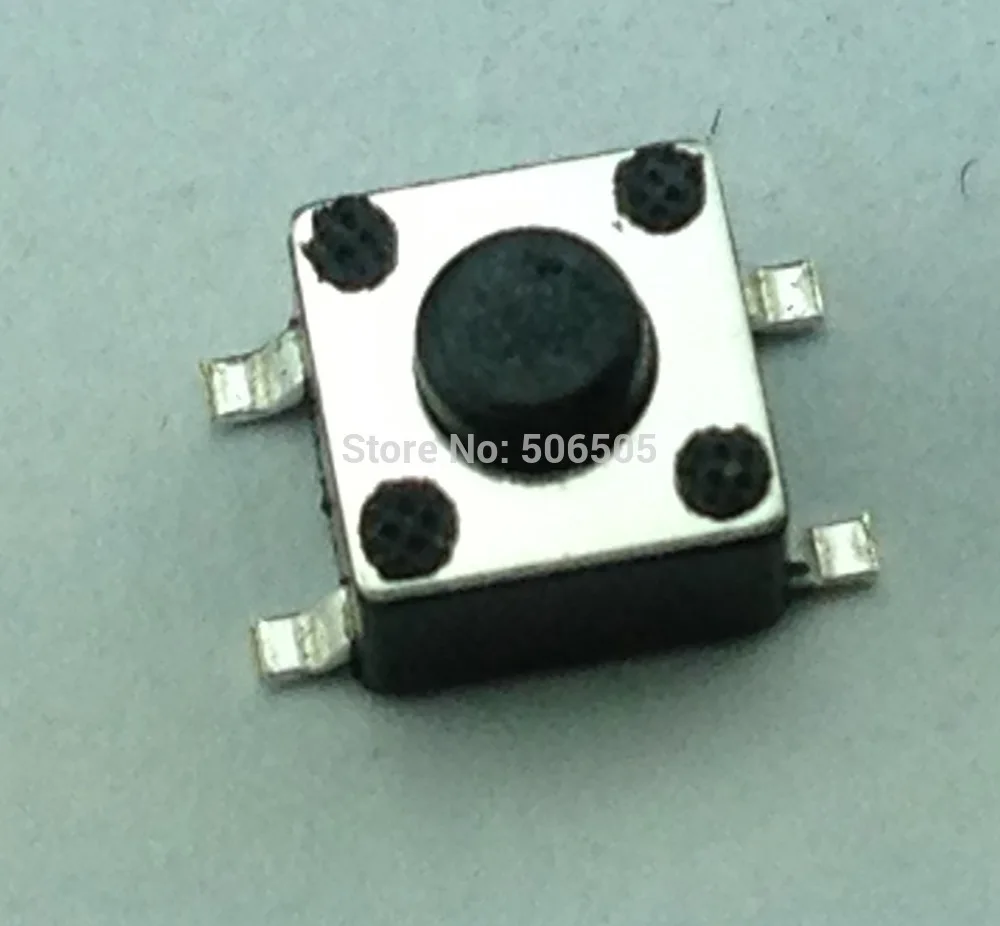 4.5X4.5X3.8mm 4pin SMD Tactile Tact Mini Push Button Switch Micro Switch Momentary 100pcs/lot
4.5X4.5X3.8mm 4pin SMD Tactile Tact Mini Push Button Switch Micro Switch Momentary 100pcs/lot