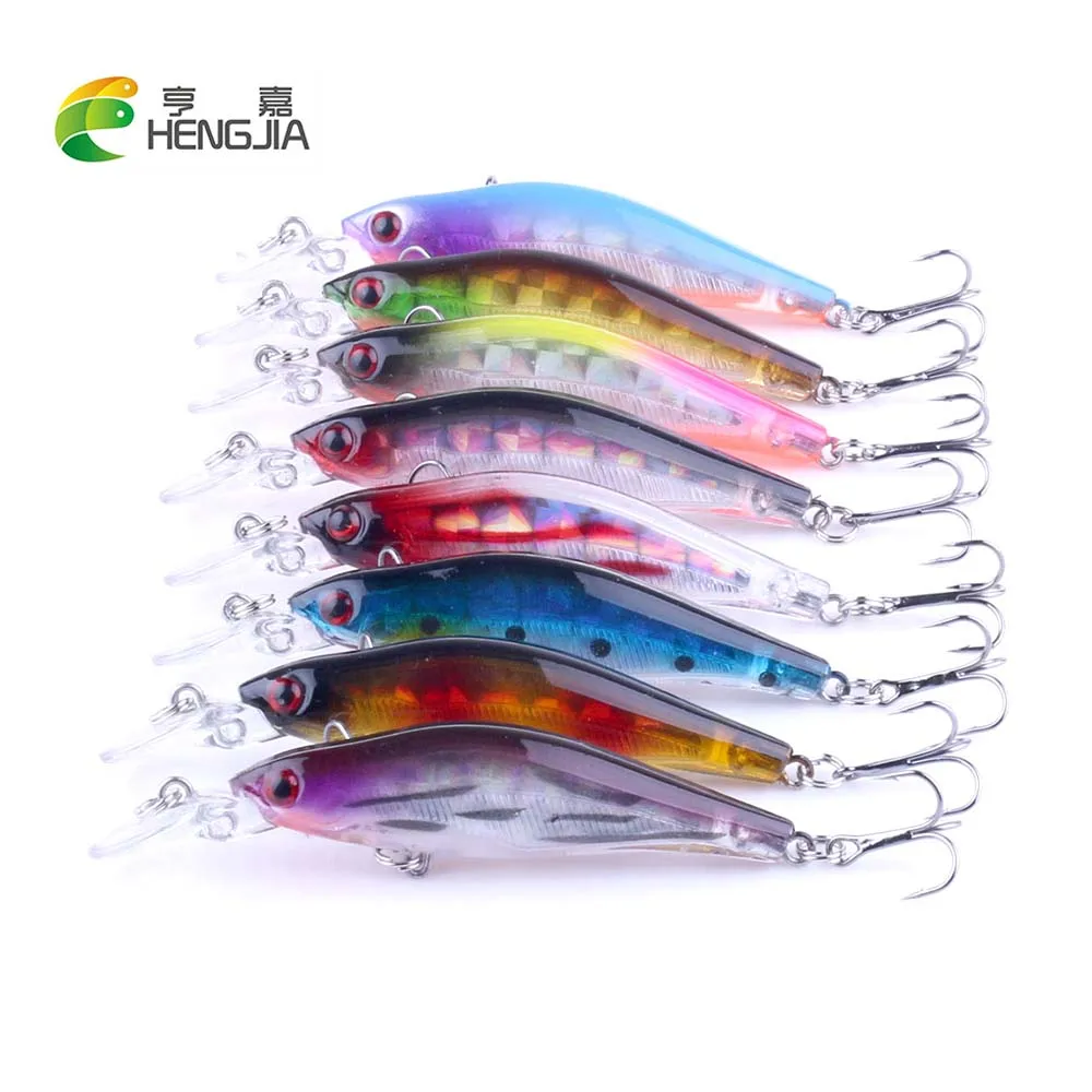 HENGJIA 1PC 8CM 6.3G Minnow Fishing Lure 8 Colors Artificial Hard Bait With High Quality Fishing Tackle
HENGJIA 1PC 8CM 6.3G Minnow Fishing Lure 8 Colors Artificial Hard Bait With High Quality Fishing Tackle