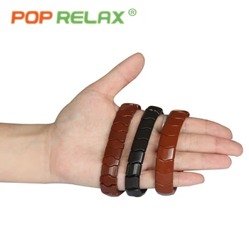 

POP RELAX Korea tourmaline germanium bracelet body negative anion balance fashion healthy powerful stone bracelet for men women