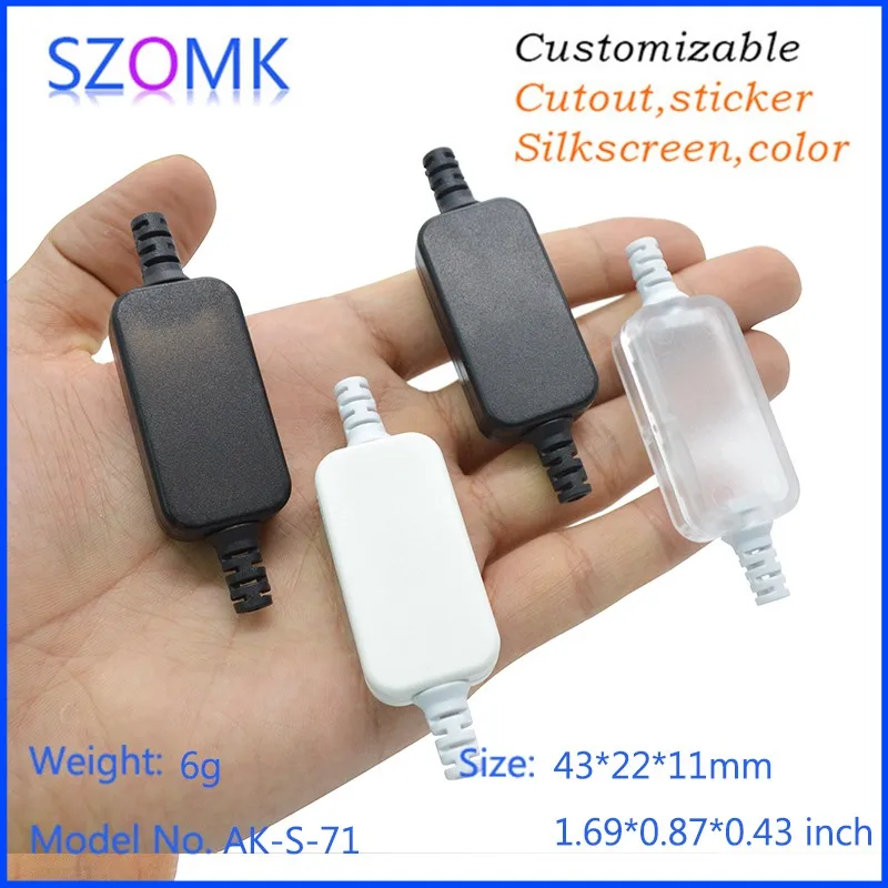 small usb plastic enclosure usb stick shell box junction box plastic housing pcb plastic box for electronics project USB distribution enclosure (9)