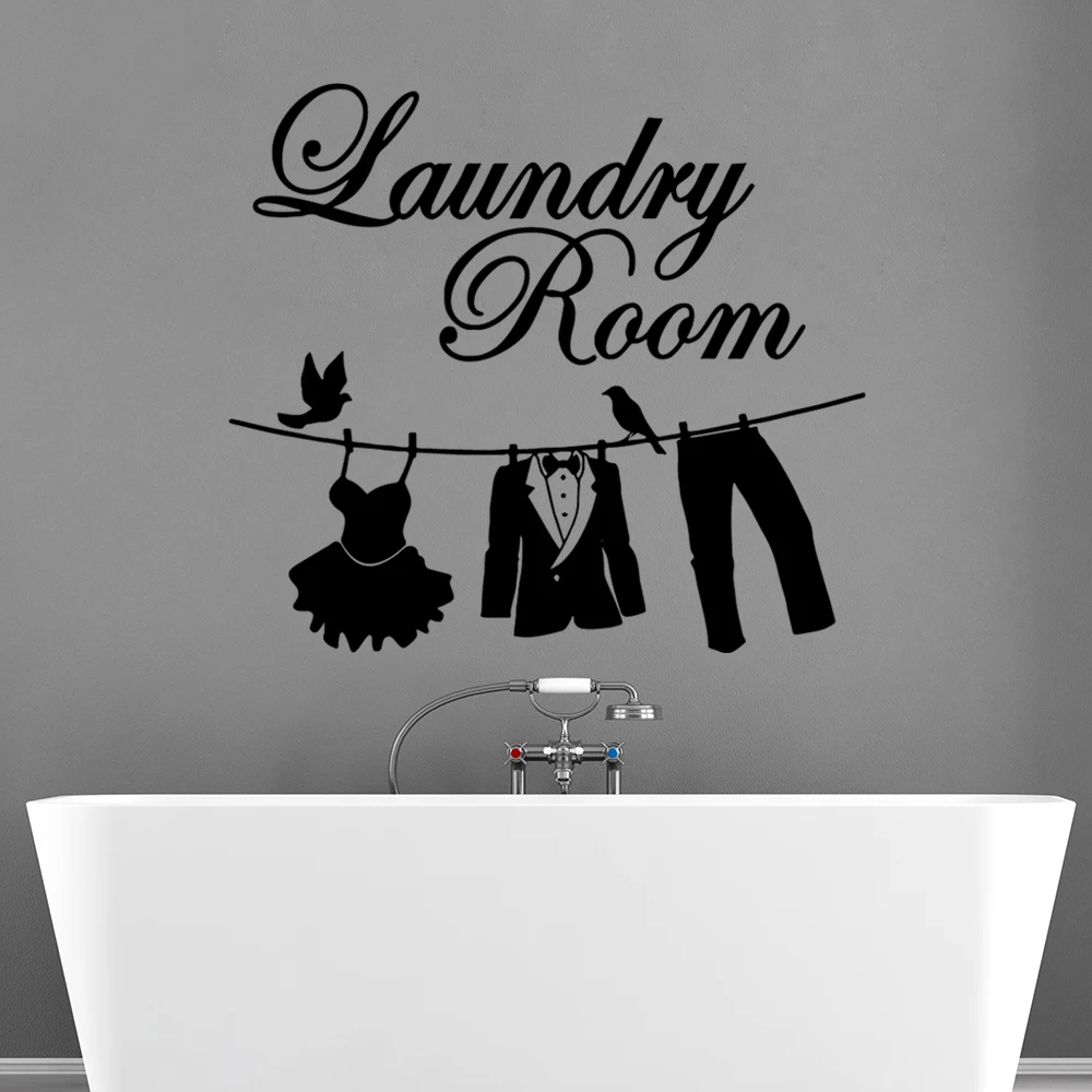 Art Laundry Room Wall Sticker Self Adhesive Vinyl Waterproof Wall Decals Home Decoration Stickers Mural Wallpaper LW24
Art Laundry Room Wall Sticker Self Adhesive Vinyl Waterproof Wall Decals Home Decoration Stickers Mural Wallpaper LW24