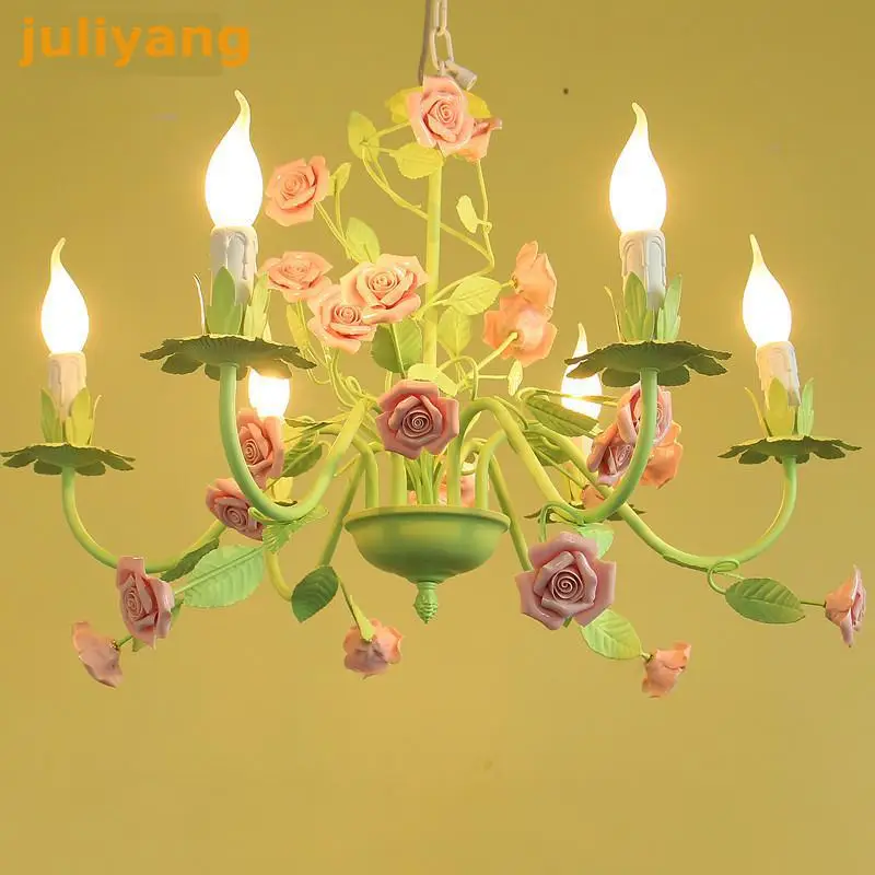 Creative simple 6 head iron Pastoral art chandeliers for living room white ceiling lighting with remote control
Creative simple 6 head iron Pastoral art chandeliers for living room white ceiling lighting with remote control
