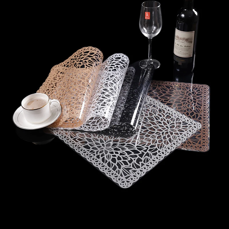 New Waterproof Transparent Placemat High Grade Restaurant Cafe Insulation Decorative Table Mat
New Waterproof Transparent Placemat High Grade Restaurant Cafe Insulation Decorative Table Mat