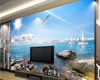 beibehang papel de parede 3d mural Kids room wallpaper blue sky beautiful beach wallpaper background wall paper for living room
beibehang papel de parede 3d mural Kids room wallpaper blue sky beautiful beach wallpaper background wall paper for living room