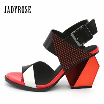 Jady Rose Fashion Red Women Shoes Summer Buckle Gladiator Sandals Strange High Heels Shoes Woman Leather Wedge Peep Toe Pumps
Jady Rose Fashion Red Women Shoes Summer Buckle Gladiator Sandals Strange High Heels Shoes Woman Leather Wedge Peep Toe Pumps
