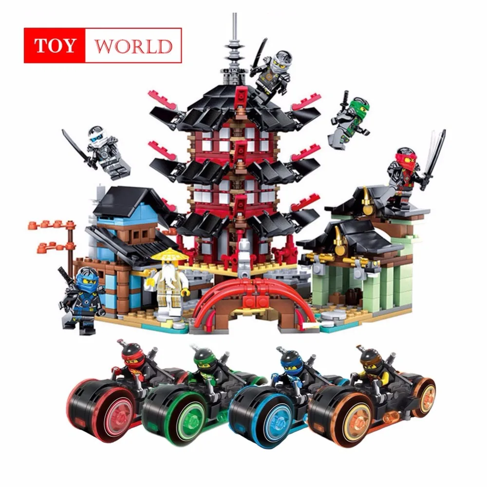 New Ninja Temple+Ninja Motorcycle DIY Building Block educational Toys for child gifts Compatible with legoing ninjagoes 20
New Ninja Temple+Ninja Motorcycle DIY Building Block educational Toys for child gifts Compatible with legoing ninjagoes 20