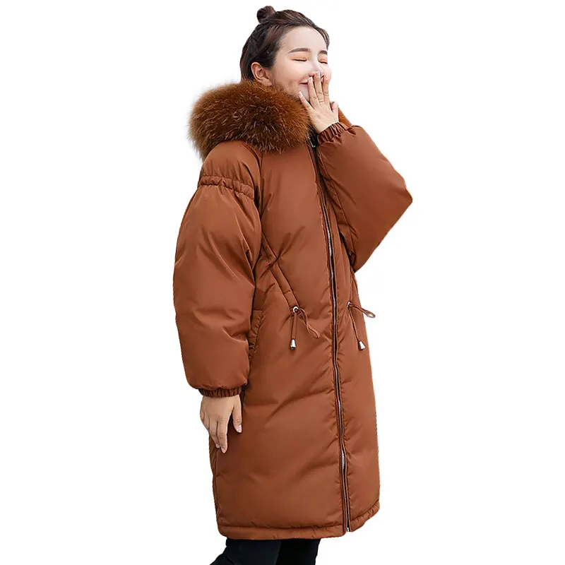 Big Colorful Fur Coat Hooded Slim Cotton Padded Jacket Coat Female Thick Long Down Parkas Outwear 2018 New Winter Jacket Women
Big Colorful Fur Coat Hooded Slim Cotton Padded Jacket Coat Female Thick Long Down Parkas Outwear 2018 New Winter Jacket Women