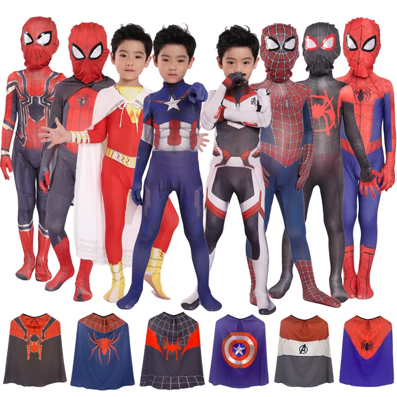 Kids Spiderman Unisex Halloween Zentai Cosplay Costume Spider Spandex Lycra Bodysuit Jumpsuits Iron Spiderman
Kids Spiderman Unisex Halloween Zentai Cosplay Costume Spider Spandex Lycra Bodysuit Jumpsuits Iron Spiderman