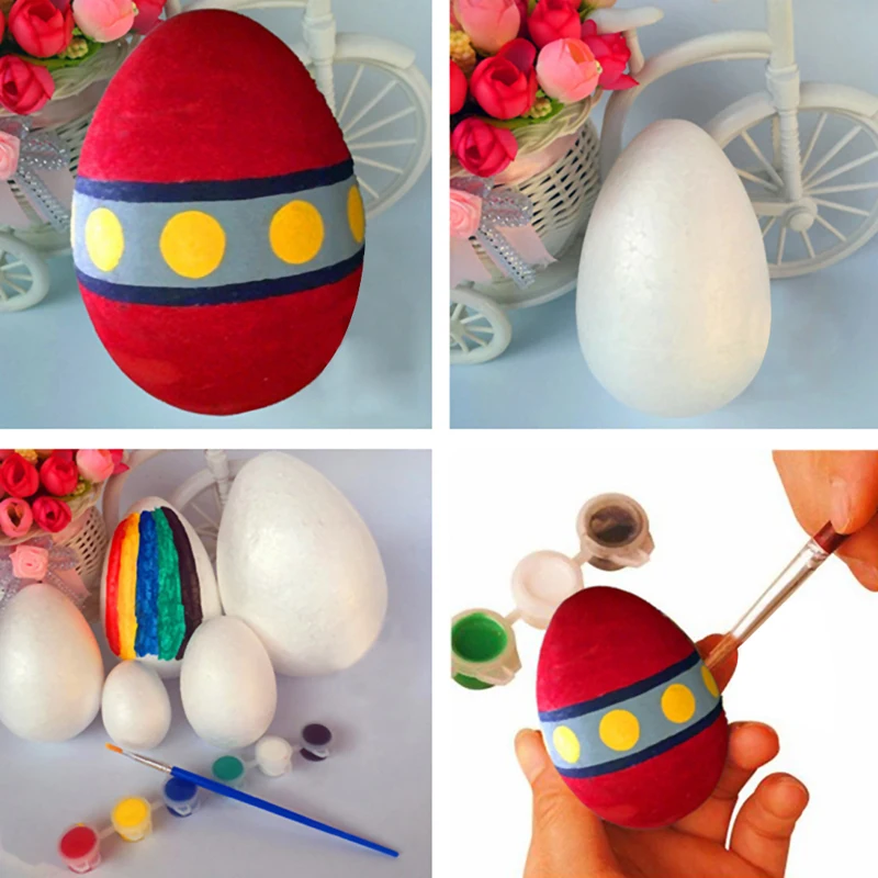 Children Toys 10Pcs Novelty Easter Blank White Foam Eggs Artificial Eggs DIY Decor Toys Ornament 19
Children Toys 10Pcs Novelty Easter Blank White Foam Eggs Artificial Eggs DIY Decor Toys Ornament 19