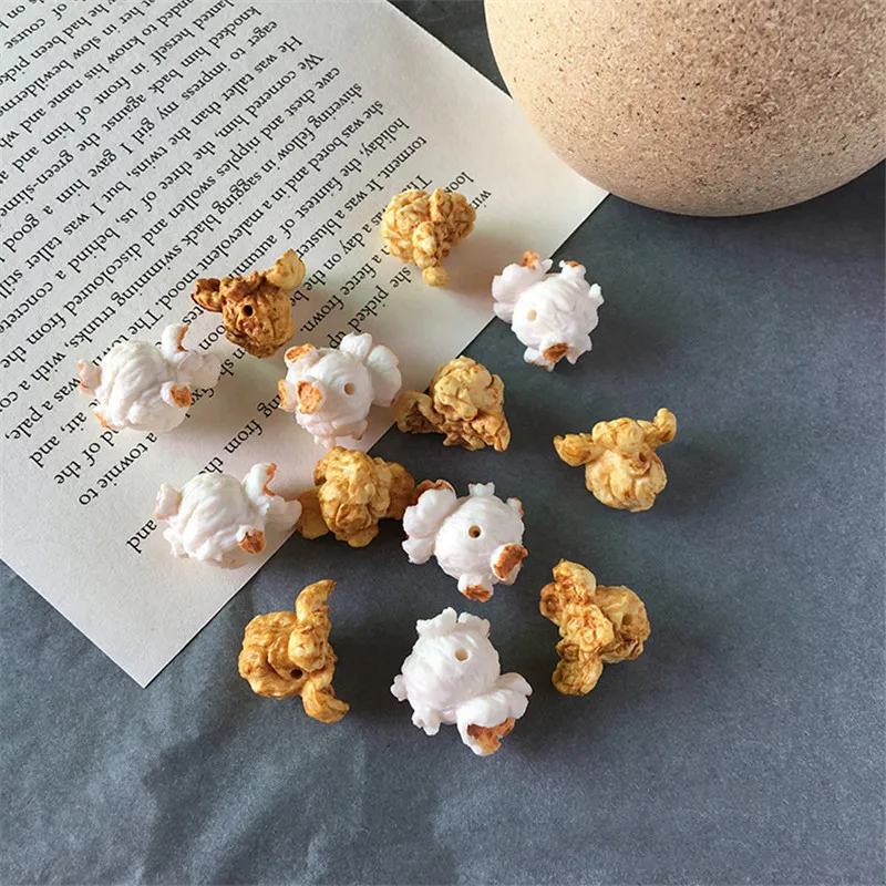 2pcs Lovely Simulated Popcorn Resin Keychain Findings Charms Diy Children Crafts Beads Perforation Jewelry Making Gift F347
2pcs Lovely Simulated Popcorn Resin Keychain Findings Charms Diy Children Crafts Beads Perforation Jewelry Making Gift F347