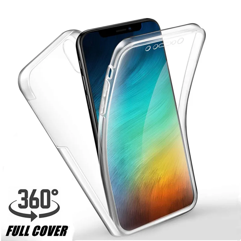 360 Full body Front Back Clear TPU + PC Case For iPhone XS Max XR X 8 7 6 6S Plus SE 5S Case Transparent Touch Screen ShockProof
360 Full body Front Back Clear TPU + PC Case For iPhone XS Max XR X 8 7 6 6S Plus SE 5S Case Transparent Touch Screen ShockProof