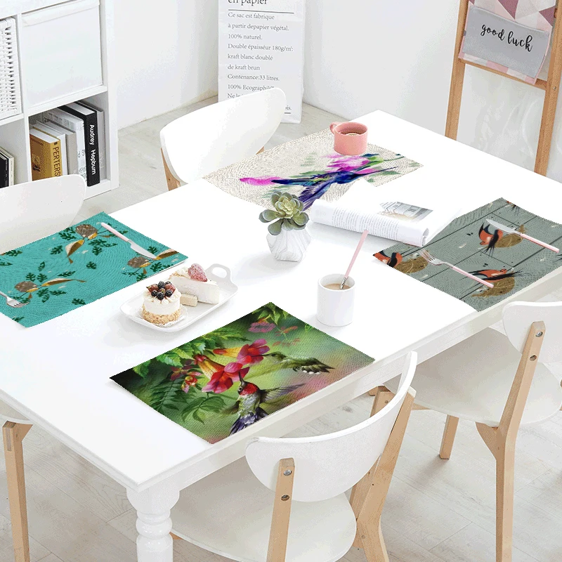Spring Bird Table Napkin Bird Nest Hummingbird Pattern 42*32cm Linen Material Tablecloth Tableware Decoration Creative Placemat
Spring Bird Table Napkin Bird Nest Hummingbird Pattern 42*32cm Linen Material Tablecloth Tableware Decoration Creative Placemat