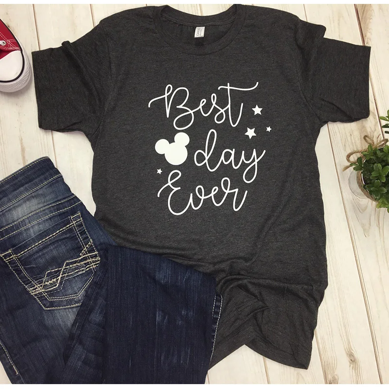New Women Tshirt Fashion Cartoon T-shirt Letter Best Day Ever Printed Tees Shirt Female Original Summer Tee Printing Top
New Women Tshirt Fashion Cartoon T-shirt Letter Best Day Ever Printed Tees Shirt Female Original Summer Tee Printing Top
