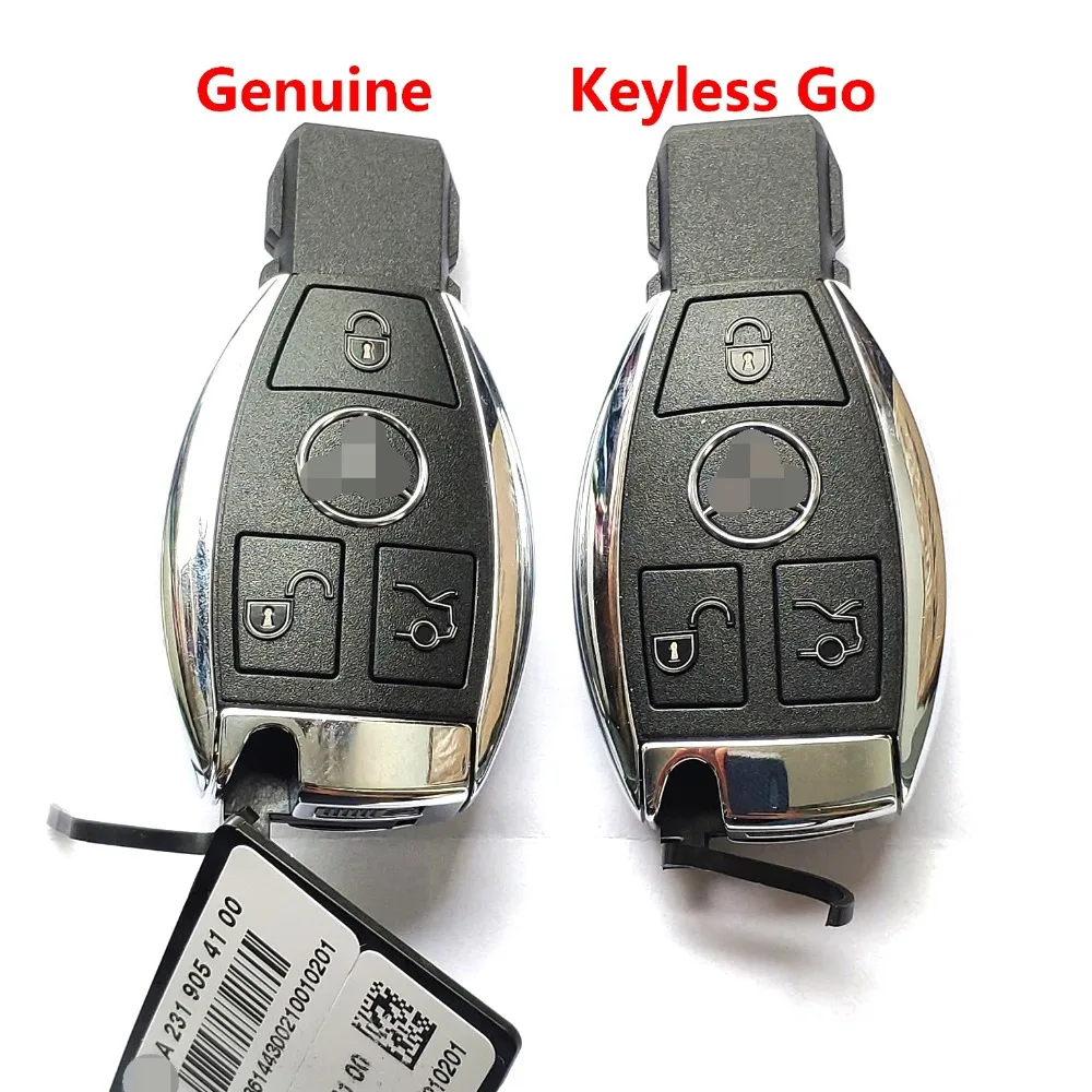 Genuine 434 Mhz 3 Buttons for Mercedes Benz NEC Keyless Go FBS4 version Smart Proximity Key
Genuine 434 Mhz 3 Buttons for Mercedes Benz NEC Keyless Go FBS4 version Smart Proximity Key