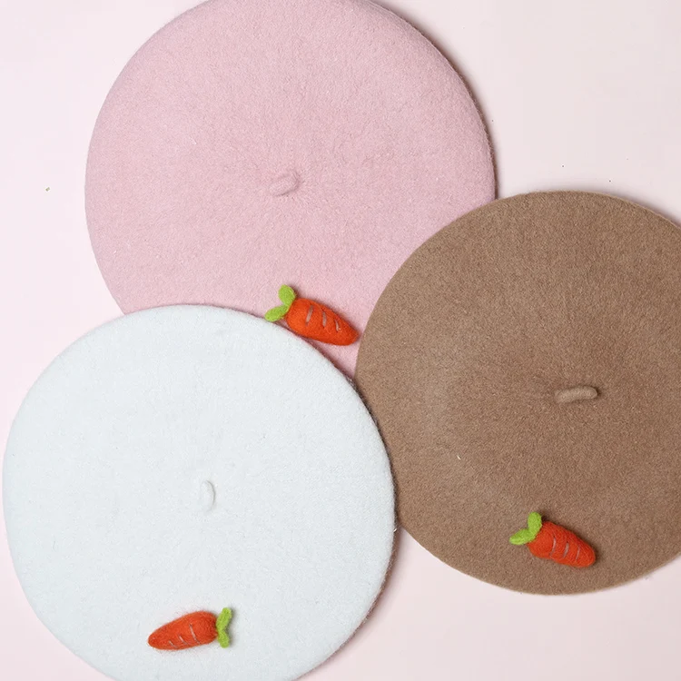 Lolita Berets Wool Blend Hat Women Girls Hat Carrot Autumn Winter Sweet Cap Sweet Hat
Lolita Berets Wool Blend Hat Women Girls Hat Carrot Autumn Winter Sweet Cap Sweet Hat