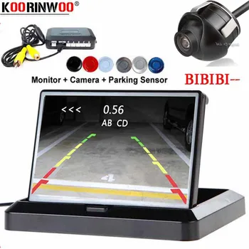 Koorinwoo Original Parktronic Kit Car parking System 4 Sensor With Auto Rearview Camera Monitor Folding Digital Screen Reversing
Koorinwoo Original Parktronic Kit Car parking System 4 Sensor With Auto Rearview Camera Monitor Folding Digital Screen Reversing