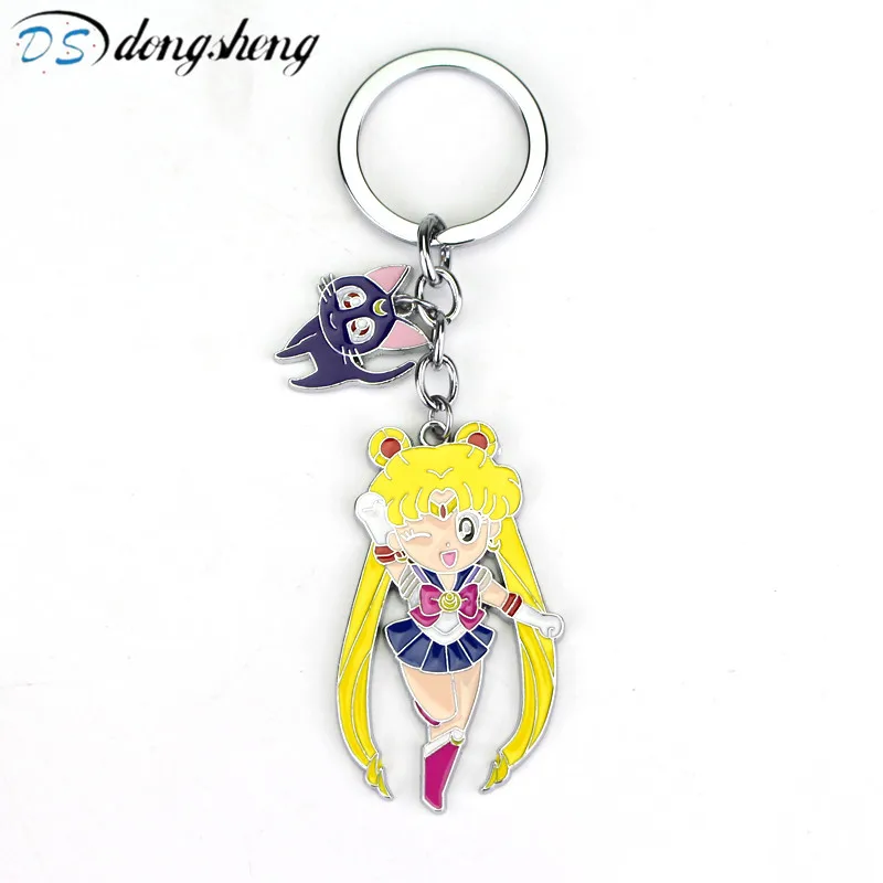 Cute Sailor Moon Figure Toys Anime Sailormoon Cat Model Keychain Pendant Cosplay KeyChains Cartoon Keyring Toy Kids Gift -50
Cute Sailor Moon Figure Toys Anime Sailormoon Cat Model Keychain Pendant Cosplay KeyChains Cartoon Keyring Toy Kids Gift -50
