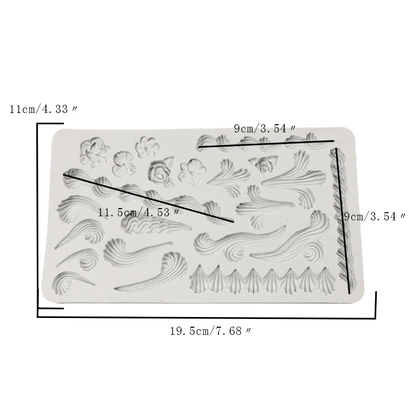 Lace Cake Silicone Embossing Mat Texture Fondant Impression Lace Mat Decorating Mold Gumpaste Cupcake Topper Candy Baking Mould
Lace Cake Silicone Embossing Mat Texture Fondant Impression Lace Mat Decorating Mold Gumpaste Cupcake Topper Candy Baking Mould