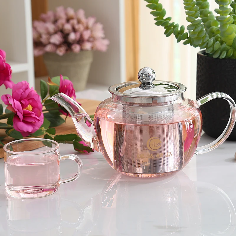 Heat Resistant Glass Loose Tea Teapot With Stainless Steel Infuser Filter Water Coffee Leaf Tea Pot Home Office 400 600 800Ml
Heat Resistant Glass Loose Tea Teapot With Stainless Steel Infuser Filter Water Coffee Leaf Tea Pot Home Office 400 600 800Ml