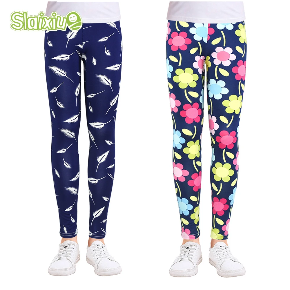 2-Pack Girls leggings Floral Print Soft Polyester Elasticity Kids Pencil Pants Leggings for Girls 2-13Y Girl Skinny leggings
2-Pack Girls leggings Floral Print Soft Polyester Elasticity Kids Pencil Pants Leggings for Girls 2-13Y Girl Skinny leggings