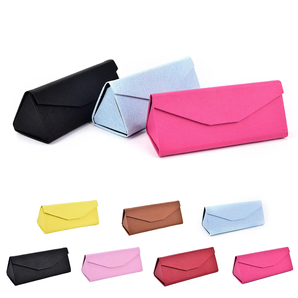 1pc Protable Triangular Fold Eyewear Glasses Case Eyeglass Sunglasses Protector Box 7 Colors folded size 16 x 7 x 6.5 cm
1pc Protable Triangular Fold Eyewear Glasses Case Eyeglass Sunglasses Protector Box 7 Colors folded size 16 x 7 x 6.5 cm