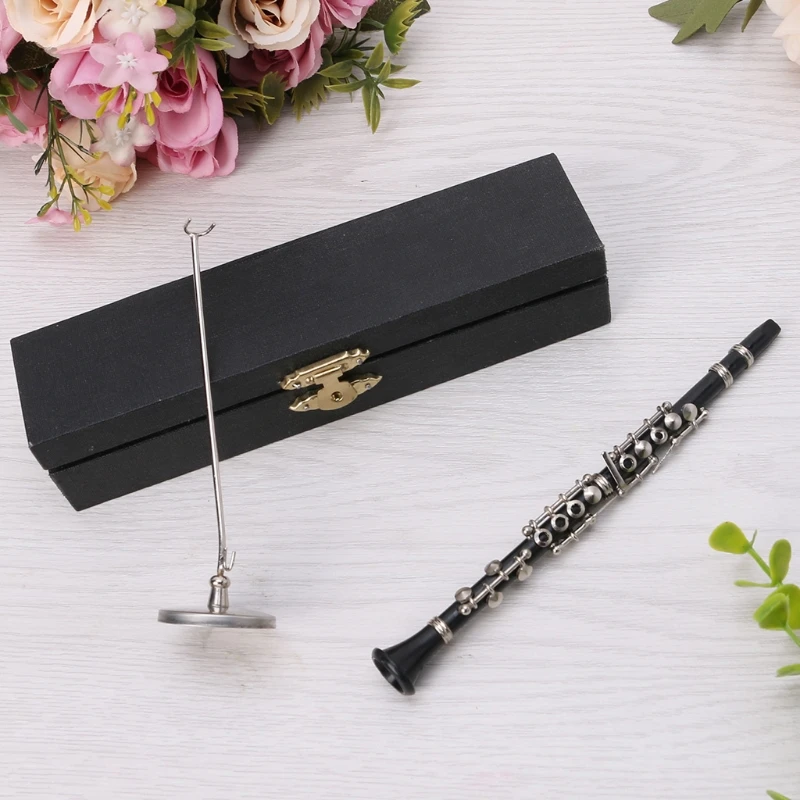 Collection Clarinet Model Musical Instrument Display Miniature Home Decor Gift 13.5/16/19cm Clarinet Model
Collection Clarinet Model Musical Instrument Display Miniature Home Decor Gift 13.5/16/19cm Clarinet Model