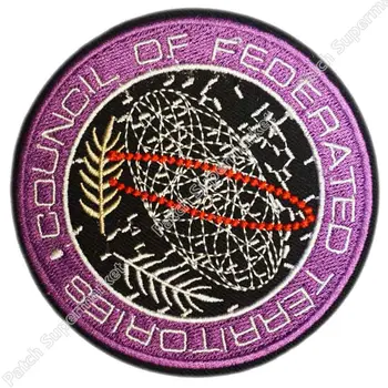 3.5" FIFTH ELEMENT Council of Federated Territories Logo TV MOVIE Series Iron On Patch Tshirt TRANSFER MOTIF APPLIQUE Badge
3.5" FIFTH ELEMENT Council of Federated Territories Logo TV MOVIE Series Iron On Patch Tshirt TRANSFER MOTIF APPLIQUE Badge