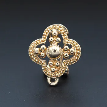 Metal Clip Earring Post with Loop Hanger 18*21mm Hollow 4 Leaf Clover DIY Findings for Pearls Stud Earrings Retro Women Jewelry
Metal Clip Earring Post with Loop Hanger 18*21mm Hollow 4 Leaf Clover DIY Findings for Pearls Stud Earrings Retro Women Jewelry