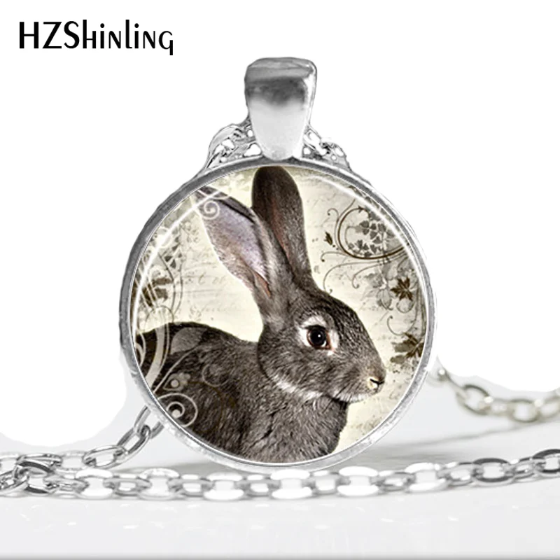 HZ--A347 New animal necklace Rabbit Pendant Bunny Rabbit Jewelry glass cabochon pendant for women necklaces men gifts HZ1
HZ--A347 New animal necklace Rabbit Pendant Bunny Rabbit Jewelry glass cabochon pendant for women necklaces men gifts HZ1
