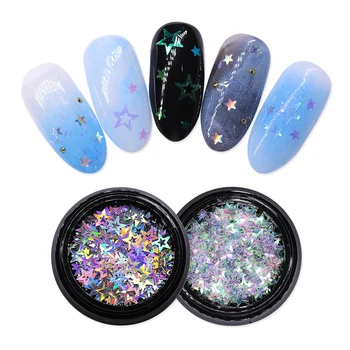 LILYCUTE Nail Art Glitter Sequins Laser Shiny Star Pailette 3D Nail Decorations for Gel Polish
LILYCUTE Nail Art Glitter Sequins Laser Shiny Star Pailette 3D Nail Decorations for Gel Polish