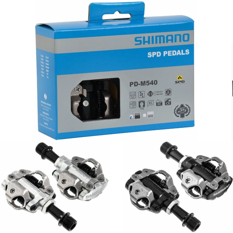 shimano PD-M540 Pedals black/silver MTB bicycle pedals bike self-locking pedal M540
shimano PD-M540 Pedals black/silver MTB bicycle pedals bike self-locking pedal M540