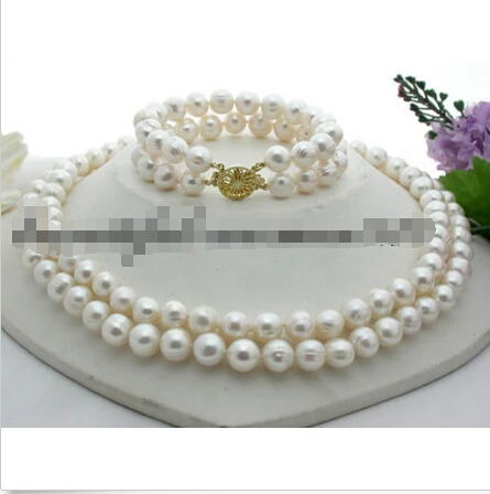 z1115 2strands 10mm round white freshwater pearl necklace bracelet 9k^Noble style Natural Fine jewe FREE SHIPPING
z1115 2strands 10mm round white freshwater pearl necklace bracelet 9k^Noble style Natural Fine jewe FREE SHIPPING