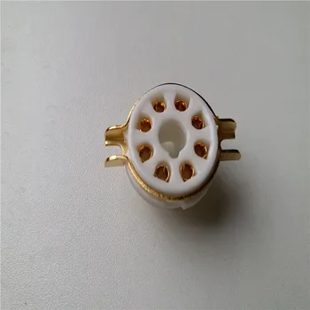 4pcs ceramic tube socket seat GZC8-Y-1-G 8 pin seat tube socket golden foot for EL34 KT88 6550 KT66
4pcs ceramic tube socket seat GZC8-Y-1-G 8 pin seat tube socket golden foot for EL34 KT88 6550 KT66
