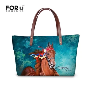 FORUDESIGNS 2017 Casual Women Large Handbags Crazy Horse Print Ladies Shoulder Bags Top-handle Bag Waterproof Animal Tote Bags
FORUDESIGNS 2017 Casual Women Large Handbags Crazy Horse Print Ladies Shoulder Bags Top-handle Bag Waterproof Animal Tote Bags