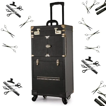 CARRYLOVE Retro Style Multifunctional makeup Rolling Luggage Professional hairdressing tools brand custom Suitcase
CARRYLOVE Retro Style Multifunctional makeup Rolling Luggage Professional hairdressing tools brand custom Suitcase