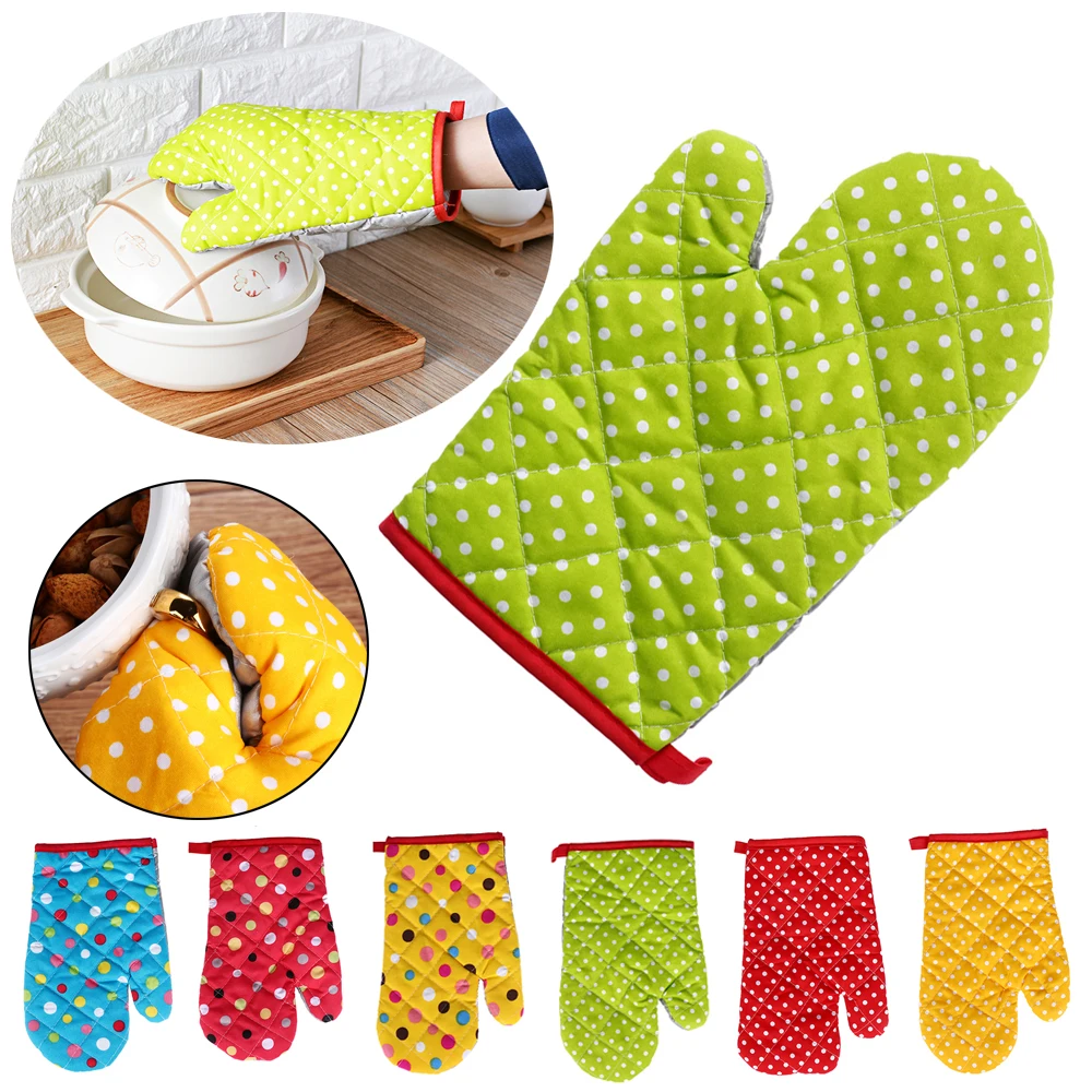 1PC Thick Oven Gloves Dot Mitts kitchen Heat Resistant Baking Tool Anti Hot Microwave Insulation Ovenware Gloves Bakeware Tool
1PC Thick Oven Gloves Dot Mitts kitchen Heat Resistant Baking Tool Anti Hot Microwave Insulation Ovenware Gloves Bakeware Tool