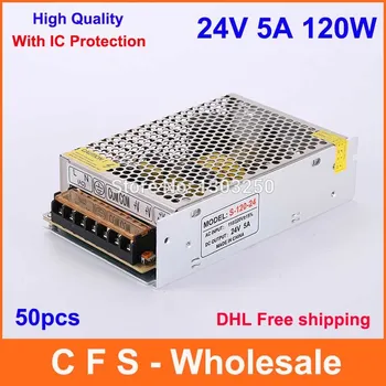 Universal 24V 5A 120W Switching Power Supply Transformer Fit for LED Strip Light Lighting AC-DC 50pcs Fedex Free shipping
Universal 24V 5A 120W Switching Power Supply Transformer Fit for LED Strip Light Lighting AC-DC 50pcs Fedex Free shipping