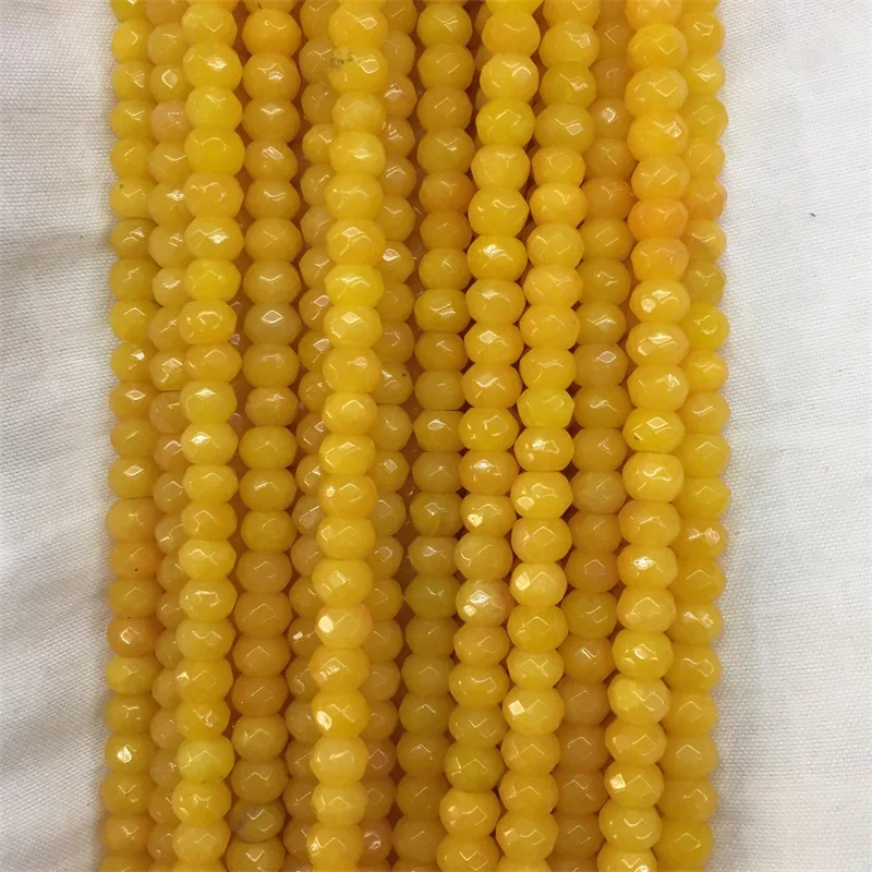Large Size Cut Sapphires Natural Stone Beads for 4*6/5*8MM Jewelry Making Women Diy Bracelet Yellow Color Rondelle Faceted Beads
Large Size Cut Sapphires Natural Stone Beads for 4*6/5*8MM Jewelry Making Women Diy Bracelet Yellow Color Rondelle Faceted Beads